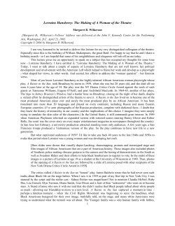 Margaret Wilkerson - The College of Fellows of the American Theatre