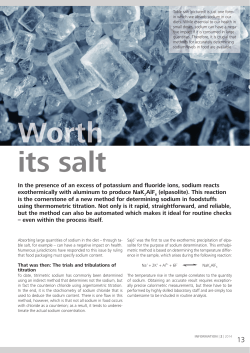 In the presence of an excess of potassium and fluoride ions, sodium