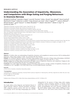 Understanding the Association of Impulsivity, Obsessions, and
