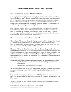 How Unemployment is calculated