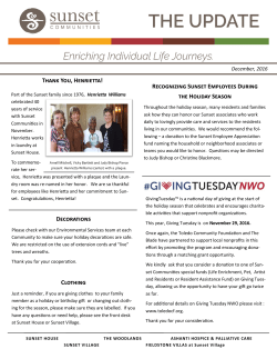 Read now. - Sunset Communities