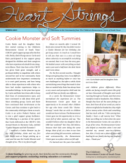 Spring 2013 Newsletter - Children`s Bereavement Center of South