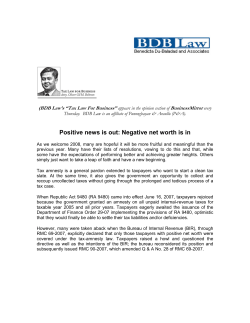 Positive news is out: Negative net worth is in