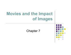 Movies and the Impact of Images