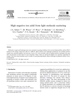 High negative ion yield from light molecule scattering