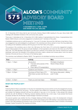 Community Advisory Board Workshop - 14