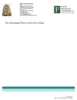 Tax-Advantaged Ways to Save for College