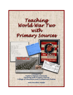 Teaching WWII with Primary Sources