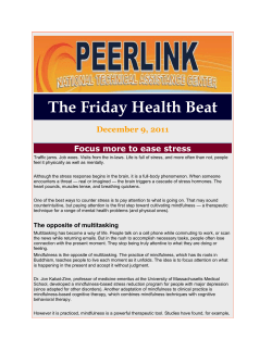 The Friday Health Beat - Peerlink National Technical Assistance