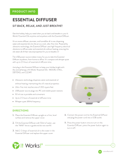 Essential Diffuser
