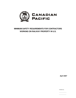 Minimum Safety Requirements For Contractors In The US