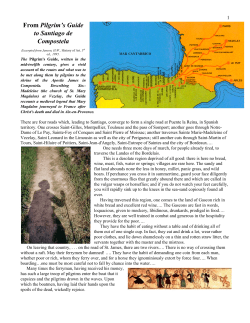 From Pilgrim`s Guide to Santiago de Compostela