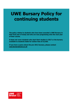 information is available in the 2017 returning students bursary policy