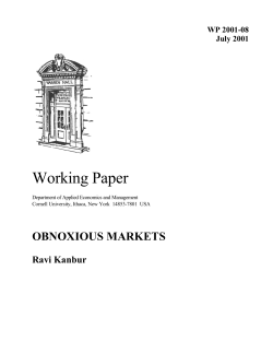 Obnoxious Markets
