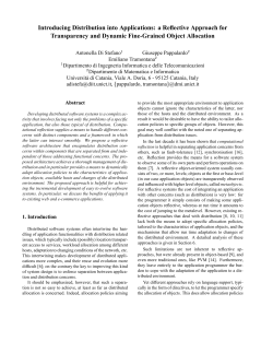 Introducing Distribution into Applications