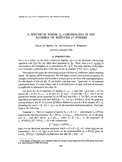 A SPECTRUM WHOSE 2, COHOMOLOGY IS THE ALGEBRA OF