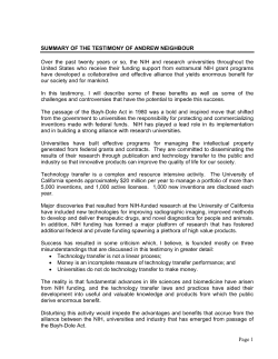 the PDF - Association of American Universities