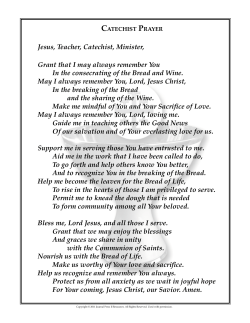 Jesus, Teacher, Catechist, Minister, Grant that I may always