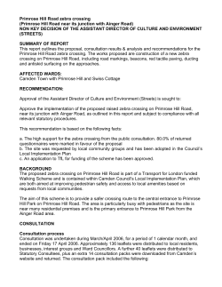 Approval is sought under Delegated Powers to