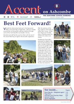 Best Feet Forward!