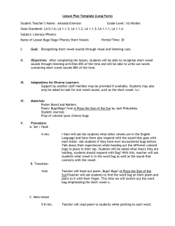 lesson plan 1st or kind. la - Students, Alumni and Friends