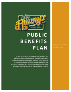 public benefits plan