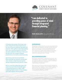 bio - Covenant Family Wealth Advisors