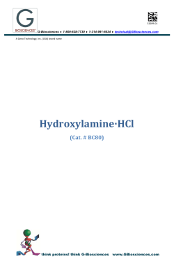 Hydroxylamine&middot;HCl - G