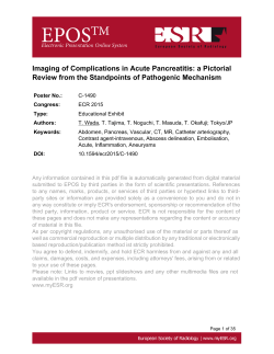 Imaging of Complications in Acute Pancreatitis: a Pictorial Review
