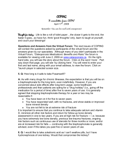 April 17th, 2009 - Osteoporosis Canada