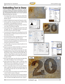 Embedding Text in Stone