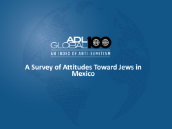 ADL`s Global 100 Index Survey in Mexico - Anti
