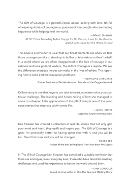 The Gift of Courage