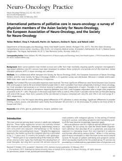 Neuro-Oncology Practice - Oxford Academic