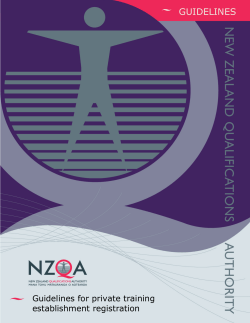 Guidelines for PTE Registration