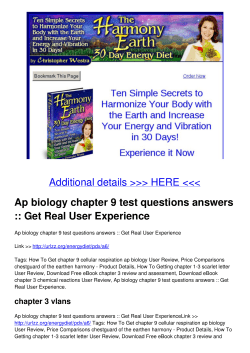 Ap biology chapter 9 test questions answers :: Get Real User