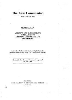 Attempt and Impossibility in Relation to Attempt