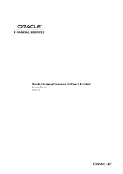 Oracle Financial Services Software Limited