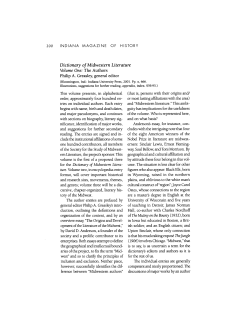 Dictionary of Midwestern Literature