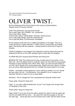 oliver twist. - American Drama Group Europe