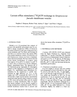 Lactate efflux stimulates [32Pi]ATP exchange in Streptococcus