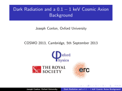 Dark Radiation and a 0.1-1 keV Cosmic Axion Background