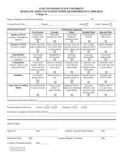 Performance Form