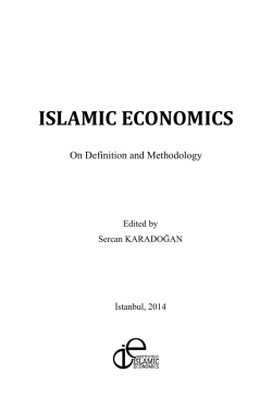 ISLAMIC ECONOMICS