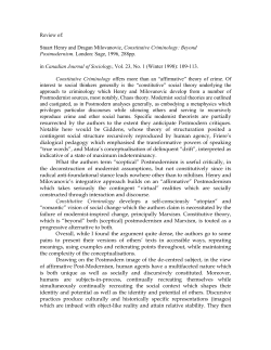 Stuart Henry and Dragan Milovanovic