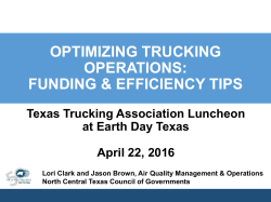 Texas Trucking Association Luncheon at Earth Day Texas