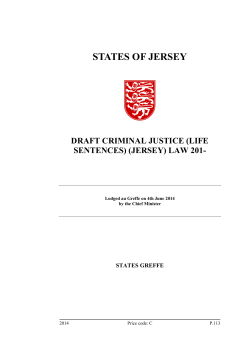 (Life Sentences) (Jersey) Law 201