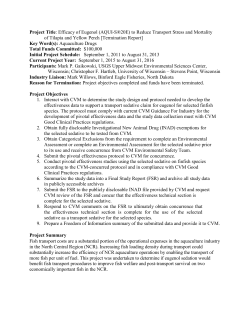 Project Title: Efficacy of Eugenol (AQUI