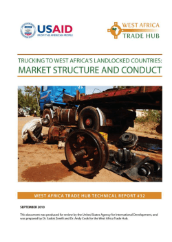 trucking to west africa`s landlocked countries