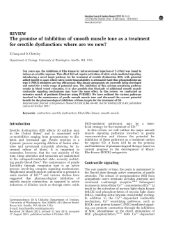 The promise of inhibition of smooth muscle tone as a